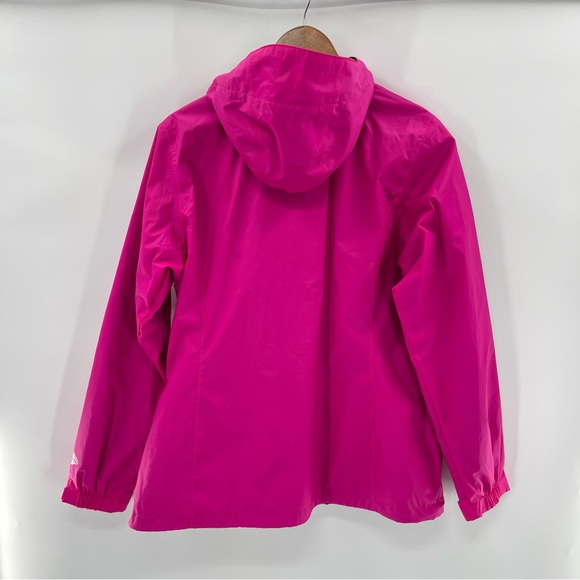 Columbia Omni Tech Waterproof Hooded Hiking Outdoor Hot Pink Jacket Size Large - Picture 8 of 10